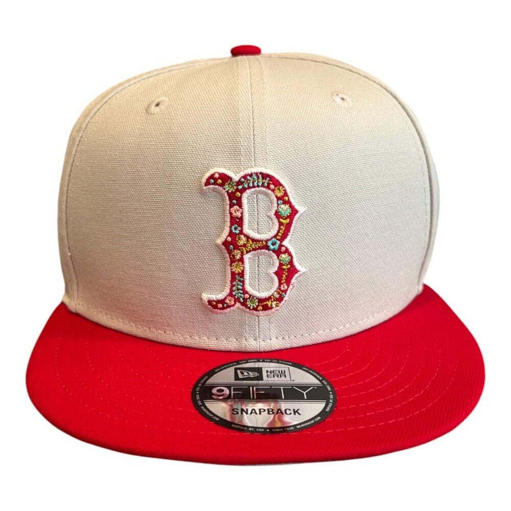 New Era Boston Red Sox Floral Fill 9FIFTY Snapback Hat 1999 All Star Game Patch - Picture 4 of 9